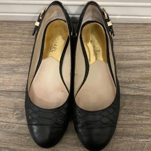 Michael Kors snake print flats size 6.5